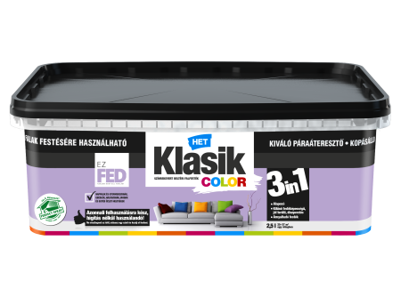HET Klasik COLOR "lélegző" Falfesték – Orgona 327 – 2,5 L