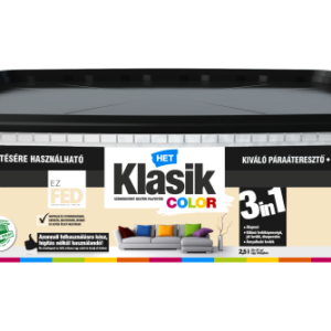 HET Klasik COLOR "lélegző" Falfesték – Pezsgő 717 – 2,5 L