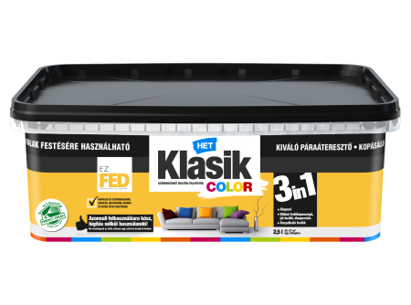HET Klasik COLOR "lélegző" Falfesték – Pitypang 0628 – 2,5 L