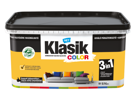 HET Klasik COLOR "lélegző" Falfesték – Pitypang 0628 – 5 L