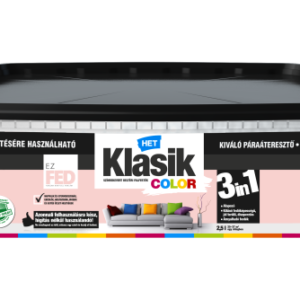 HET Klasik COLOR "lélegző" Falfesték – Rózsaszirom 0818 – 2,5 L