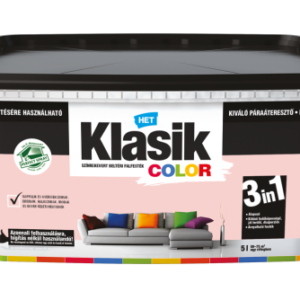 HET Klasik COLOR "lélegző" Falfesték – Rózsaszirom 0818 – 5 L