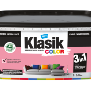 HET Klasik COLOR "lélegző" Falfesték – Rózsaszín 837 – 5 L