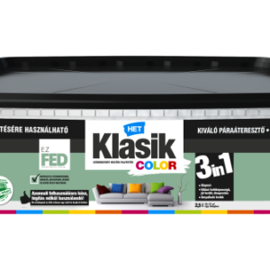 HET Klasik COLOR "lélegző" Falfesték – Sás 0568 – 2,5 L