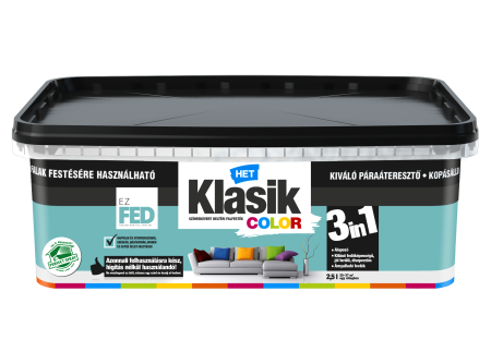HET Klasik COLOR "lélegző" Falfesték – Tiffany 0497 – 2,5 L