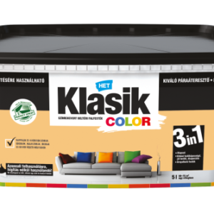 HET Klasik COLOR "lélegző" Falfesték – Topáz sárga 0648 – 5 L