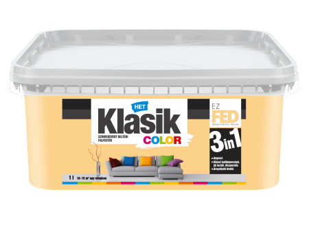 HET Klasik COLOR "lélegző" Falfesték – Toszkán sárga 0638 – 1 L