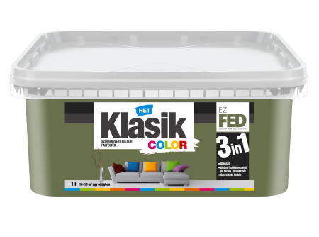 HET Klasik COLOR "lélegző" Falfesték – Tundra 0518 – 1 L