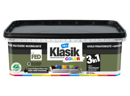 HET Klasik COLOR "lélegző" Falfesték – Tundra 0518 – 2,5 L