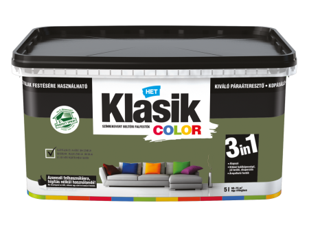 HET Klasik COLOR "lélegző" Falfesték – Tundra 0518 – 5 L