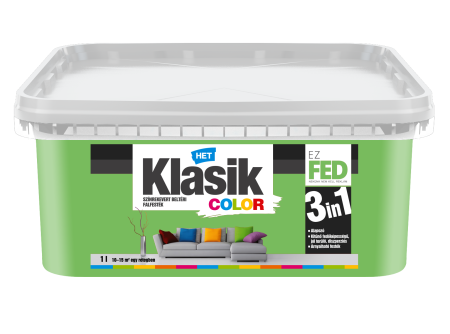 HET Klasik COLOR "lélegző" Falfesték – Zöld Alma 557 – 1 L
