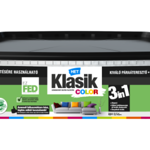HET Klasik COLOR "lélegző" Falfesték – Zöld Alma 557 – 2,5 L