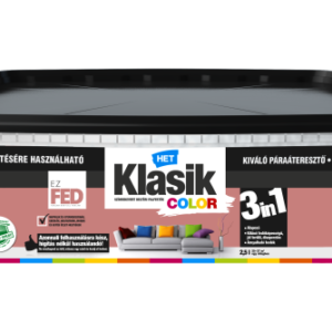 HET Klasik COLOR "lélegző" Falfesték – Üstökliliom 0838 – 2,5 L