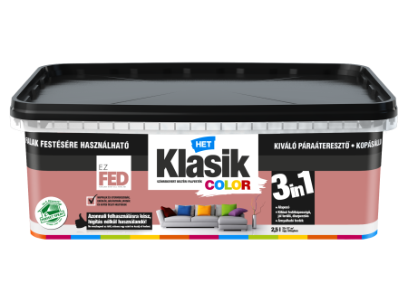 HET Klasik COLOR "lélegző" Falfesték – Üstökliliom 0838 – 2,5 L