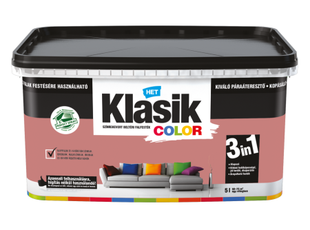 HET Klasik COLOR "lélegző" Falfesték – Üstökliliom 0838 – 5 L