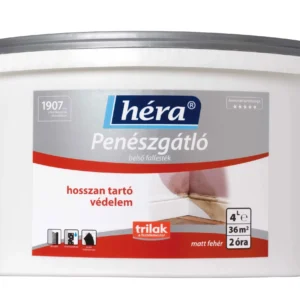 Héra penészgátló belső falfesték - Fehér - 4 L