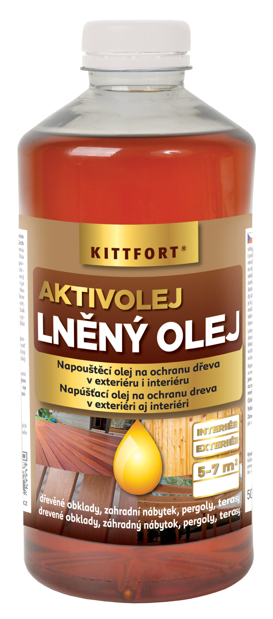 Kittfort AktivOlaj Lenolaj - 1 L