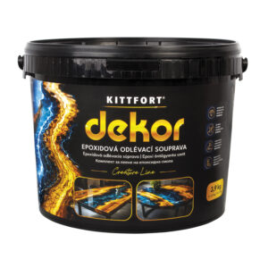 Kittfort Dekor epoxi öntőgyanta szett - Víztiszta - 260 g
