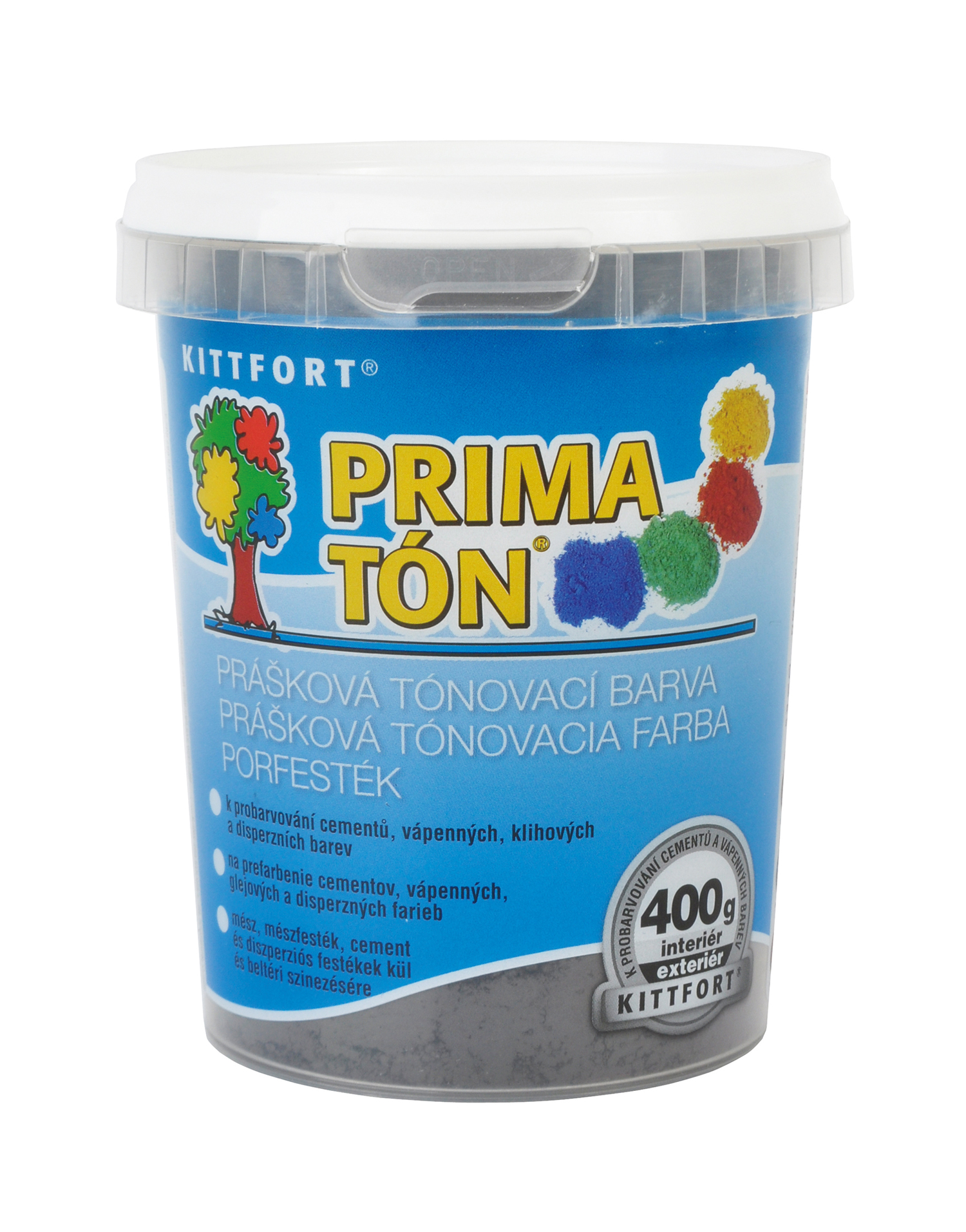 Kittfort Primaton porfesték - Fekete - 400 g
