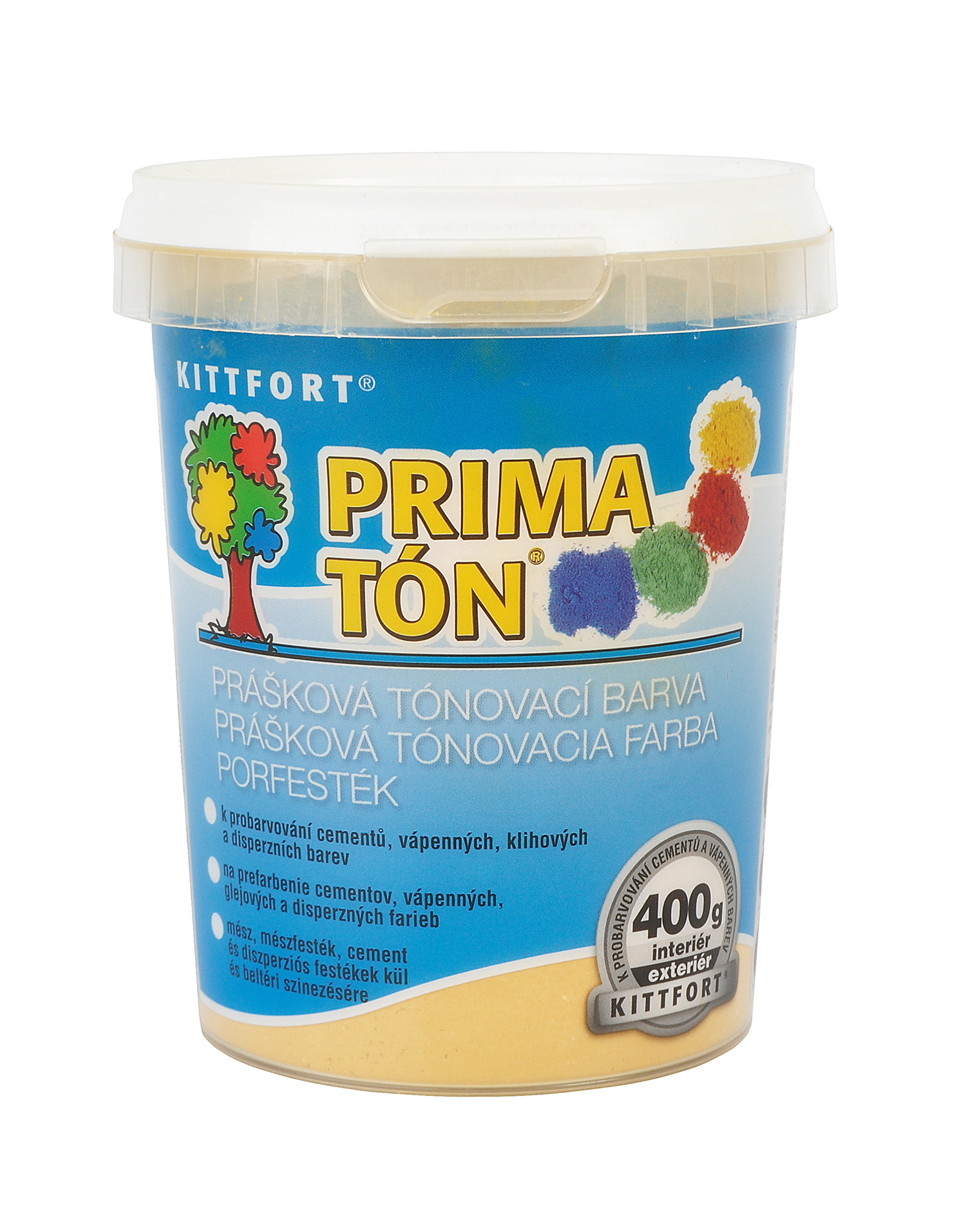 Kittfort Primaton porfesték - Sárga - 400 g