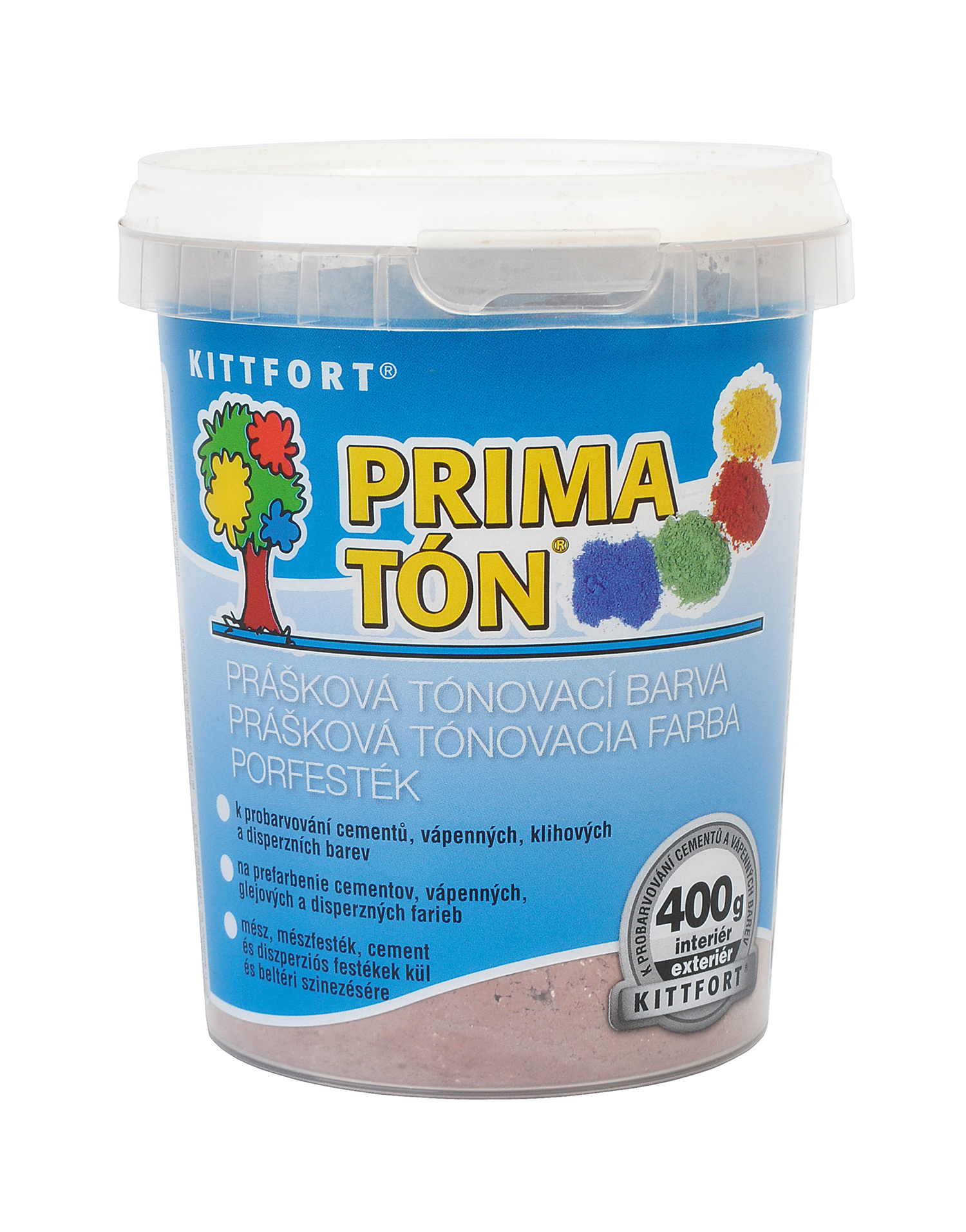 Kittfort Primaton porfesték - Sötétbarna - 400 g