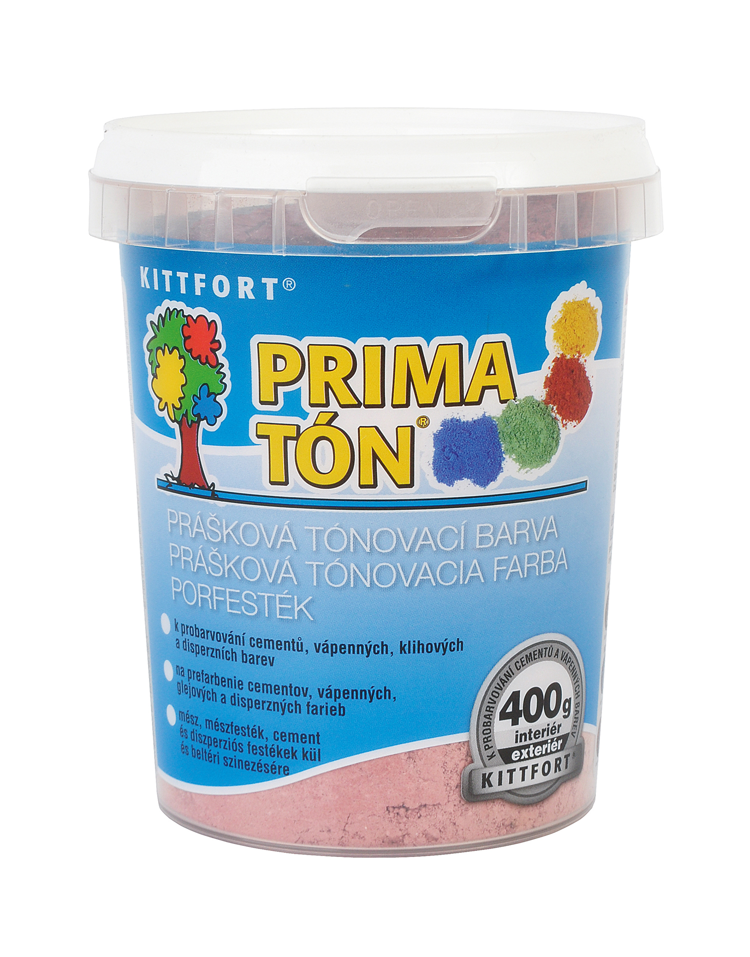 Kittfort Primaton porfesték - Téglavörös - 400 g
