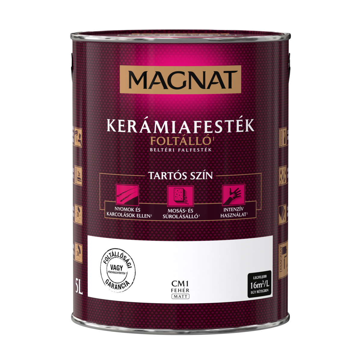 Magnat Ceramic kerámiafesték - Fehér CM1 - 5 L
