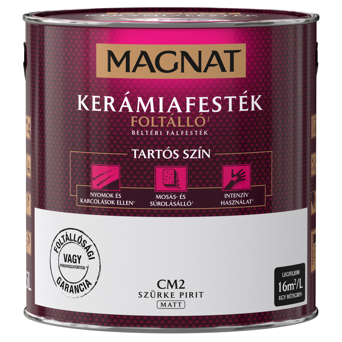 Magnat Ceramic kerámiafesték - Szürke Pirit CM2 - 2,5 L