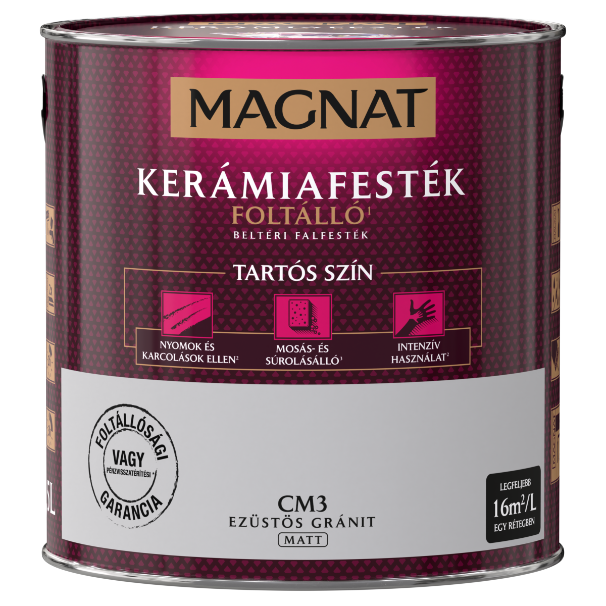 Magnat Ceramic kerámiafesték - Ezüstös Gránit CM3 - 2,5 L