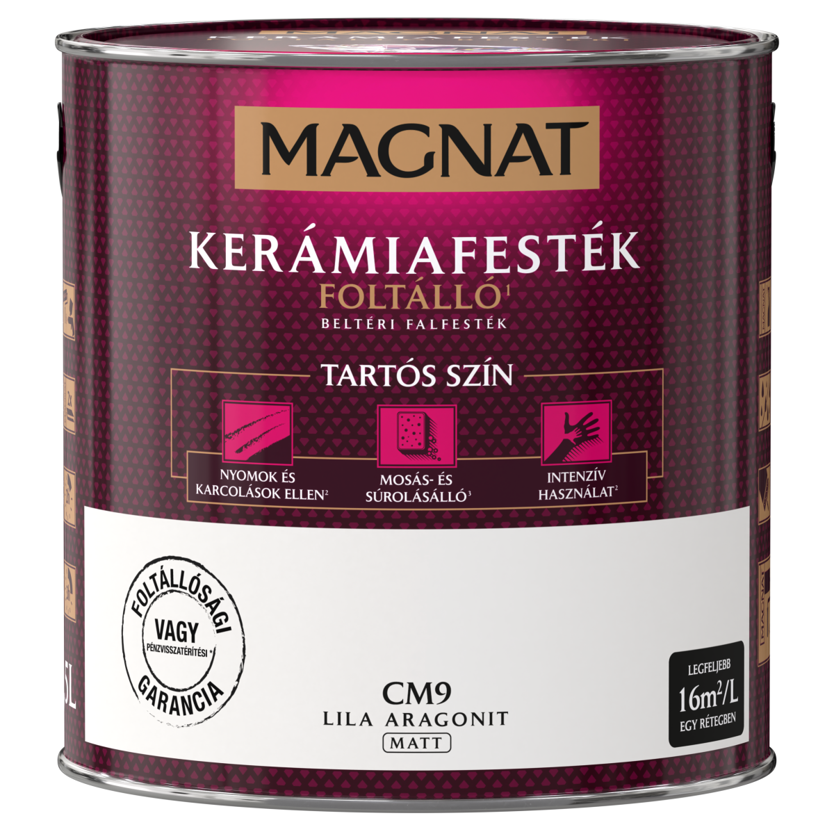 Magnat Ceramic kerámiafesték - Lila Aragonit CM9 - 2,5 L