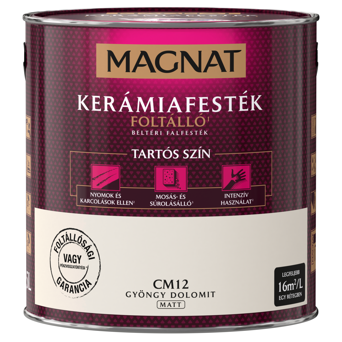 Magnat Ceramic kerámiafesték - Gyöngy Dolomit CM12 - 2,5 L