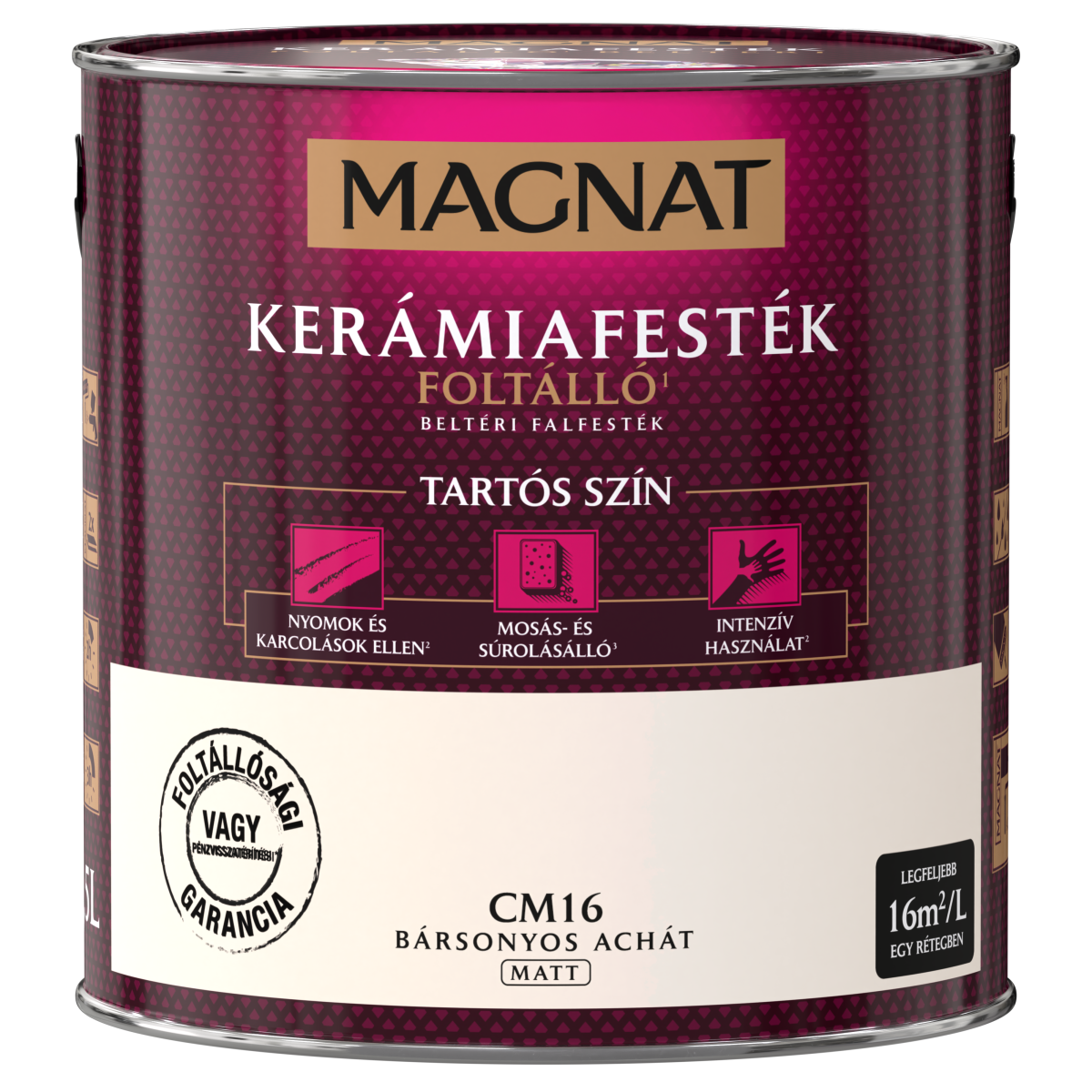 Magnat Ceramic kerámiafesték - Bársonyos Achát CM16 - 2,5 L