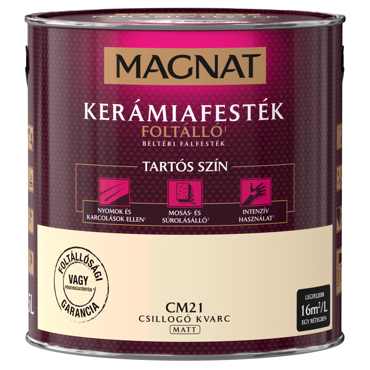 Magnat Ceramic kerámiafesték - Csillogó Kvarc CM21 - 2,5 L