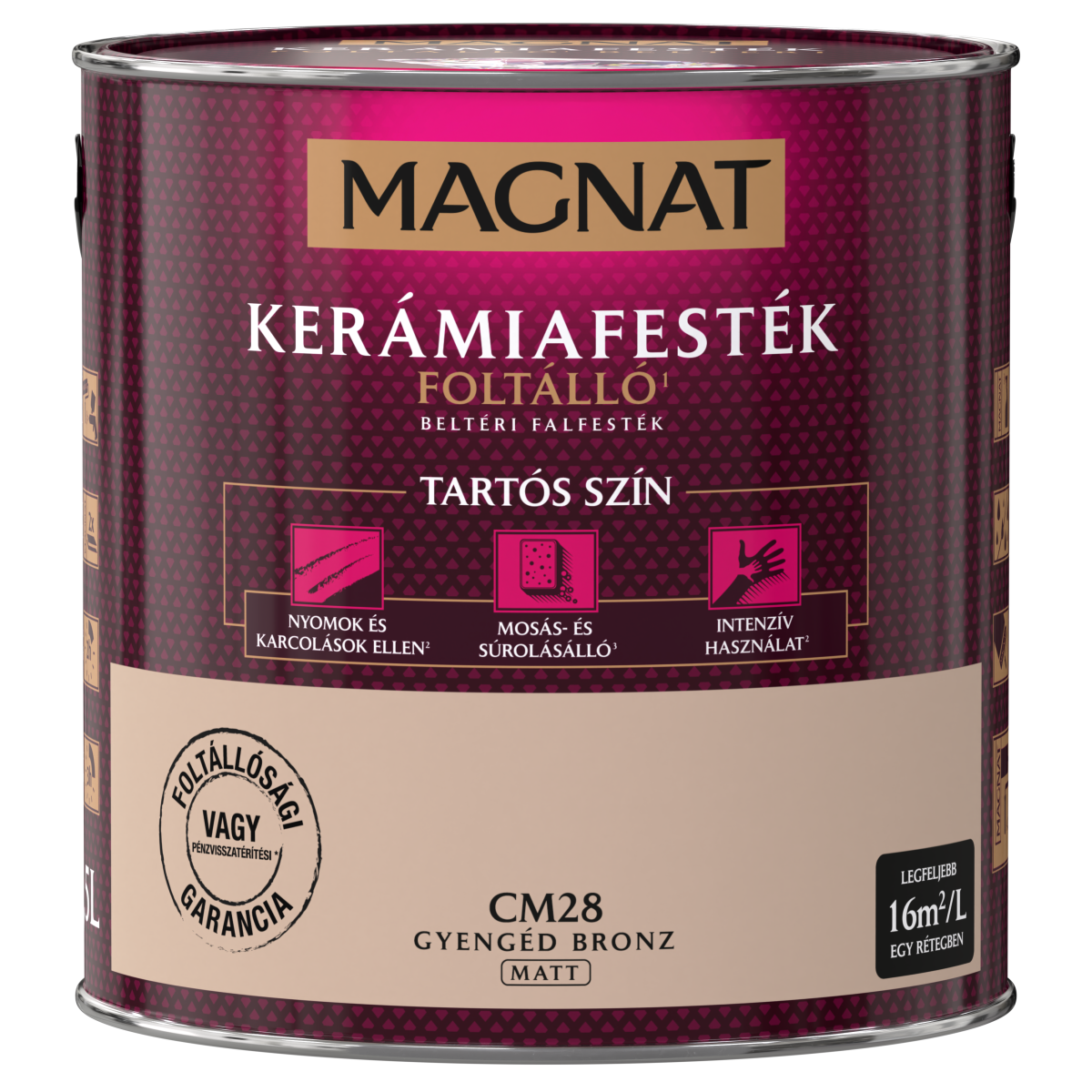 Magnat Ceramic kerámiafesték - Gyengéd Bronz CM28 - 2,5 L