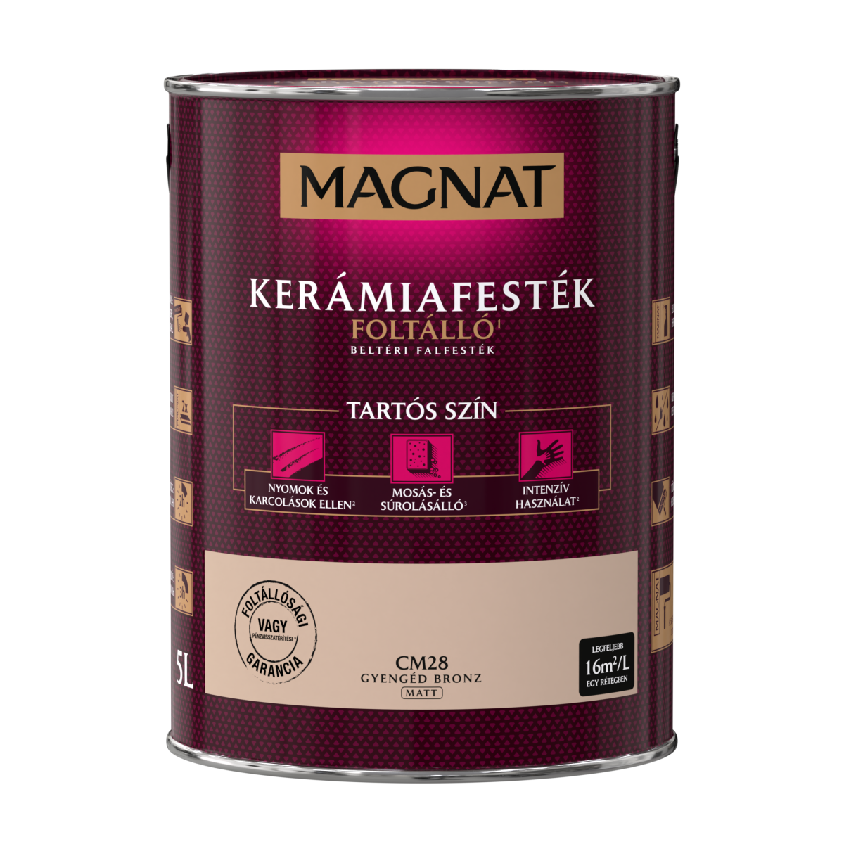 Magnat Ceramic kerámiafesték - Gyengéd Bronz CM28 - 5 L