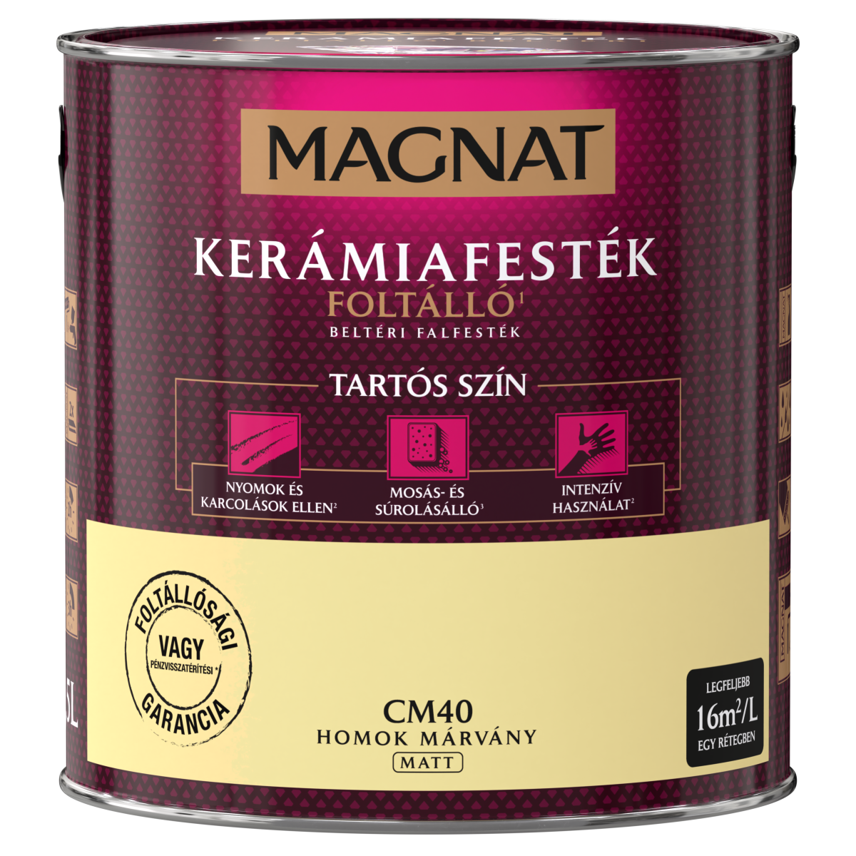 Magnat Ceramic kerámiafesték - Homok Márvány CM40 - 2,5 L