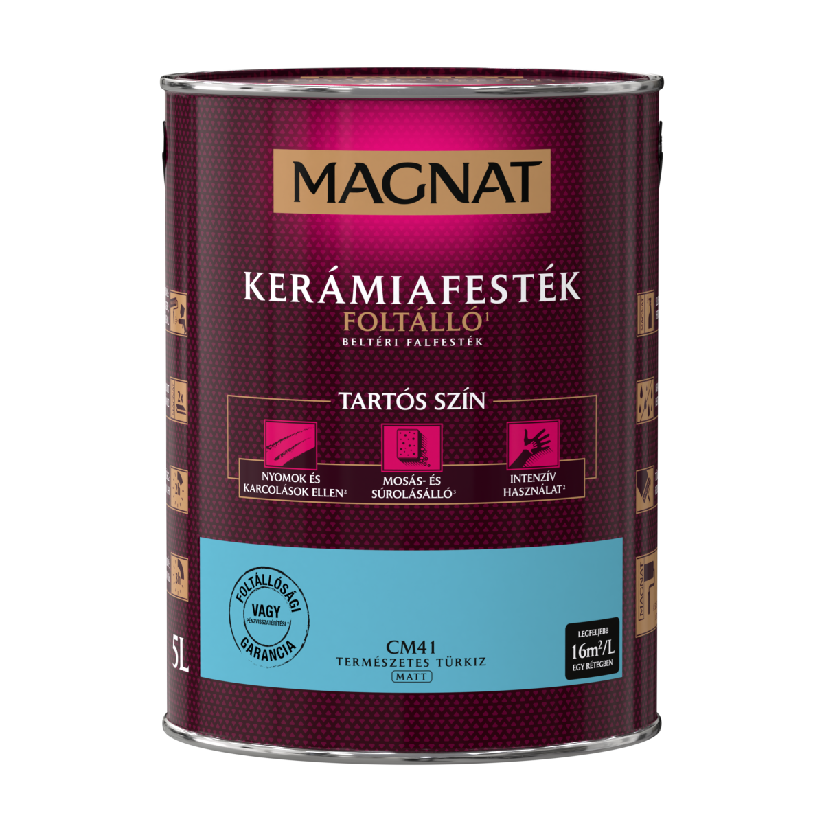 Magnat Ceramic kerámiafesték - Természetes Türkiz CM41 - 5 L