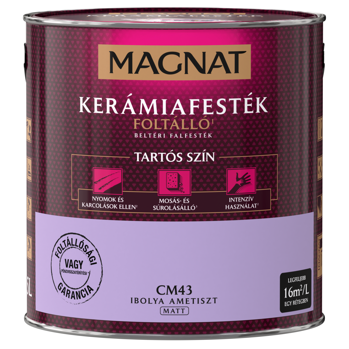 Magnat Ceramic kerámiafesték - Ibolya Ametiszt CM43 - 2,5 L