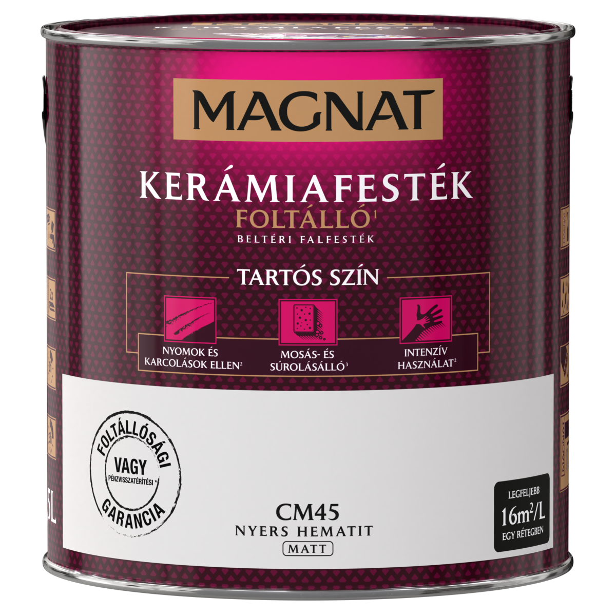 Magnat Ceramic kerámiafesték - Nyers Hematit CM45 - 2,5 L