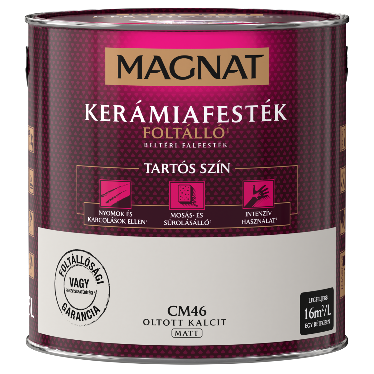 Magnat Ceramic kerámiafesték - Oltott Kalcit CM46 - 2,5 L