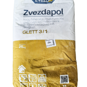 Zvezdapol 3in1 nagy fehérségű beltéri glett - 0-5 mm - 25 kg