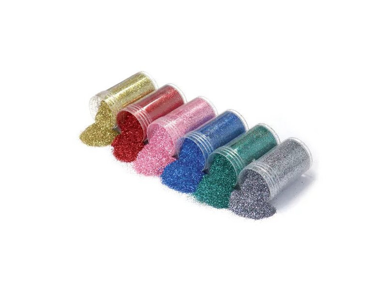 CreArt Csillámpor 6db/cs (3arany+3ezüst) 15 g