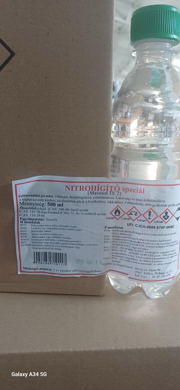 Mavesol Nitró hígító Speciál – 0,5 L