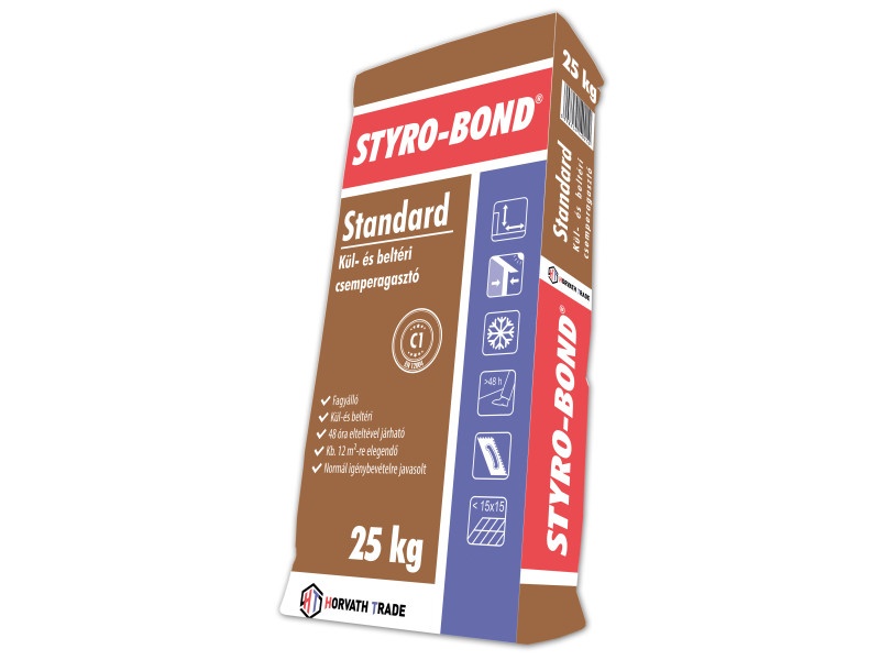 Styro-Bond Standard C1 kül- és beltéri csemperagasztó – 25 kg