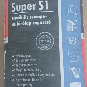 Styro-Bond Super S1 flexibilis csempe- és járólapragasztó (C2TE S1) – 25 kg