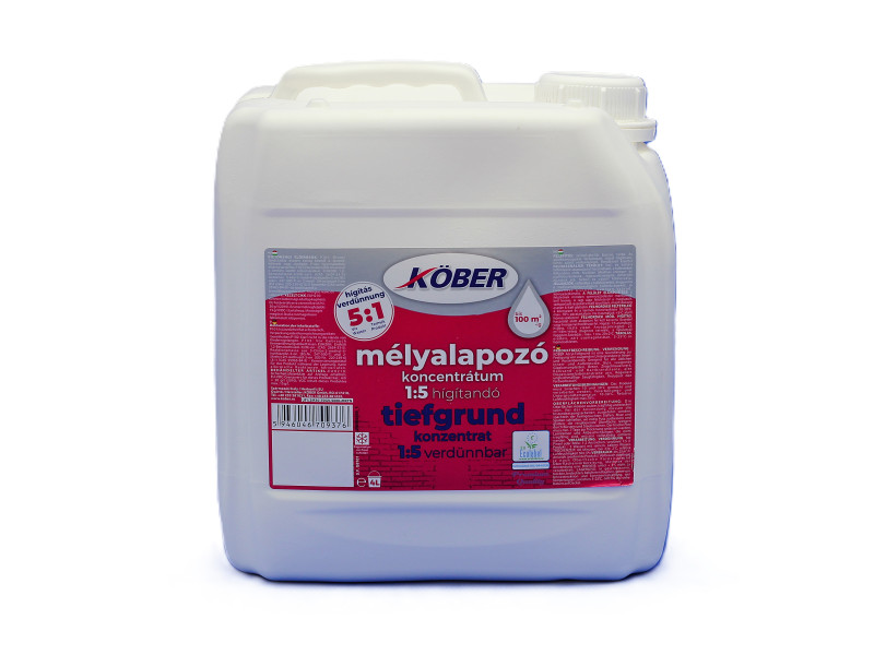 Köber vizes mélyalapozó koncentrátum G8101-E1 – 1:5 – 4 L